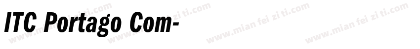 ITC Portago Com字体转换